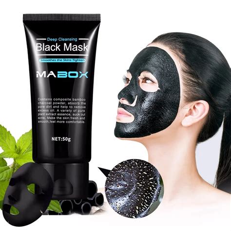 black mask bamboo charcoal|black charcoal peel off mask.